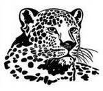 Оригинал схемы вышивки «леопард» (№692946)