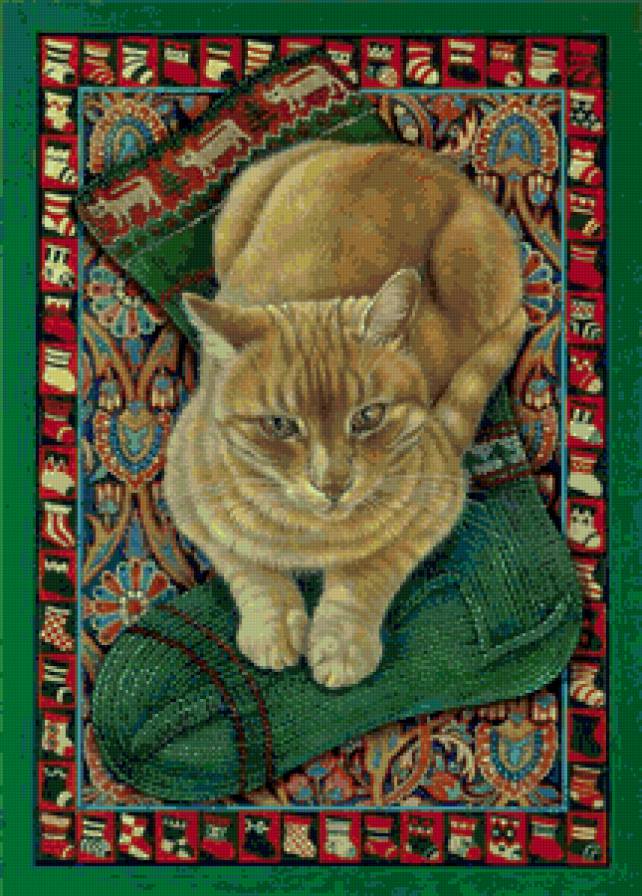 кошачий портрет - портрет, котики, коты, кот - предпросмотр