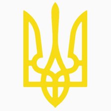Схема вышивки «герб украины»