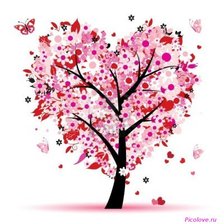 Схема вышивки «дерево любви»