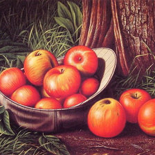 Оригинал схемы вышивки «Спелые яблочки» (№714776)