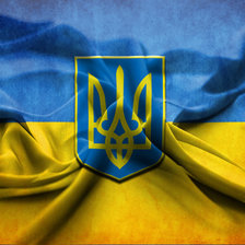 Схема вышивки «Флаг Украина»
