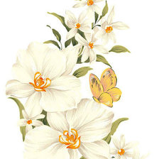 Оригинал схемы вышивки «Орхидея» (№723699)