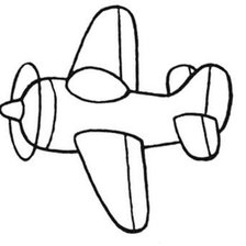Схема вышивки «самолет»