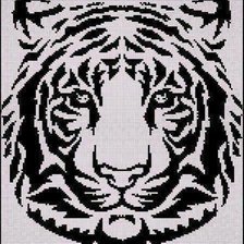 Оригинал схемы вышивки «tiger» (№729264)