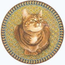 Оригинал схемы вышивки «Кошка» (№733354)