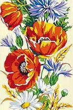 Оригинал схемы вышивки «полевые цветы» (№734215)