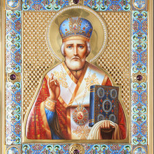 Схема вышивки «Икона "Святого Николая Чудотворца"»