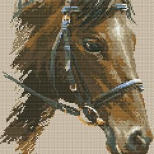 Схема вышивки «Лошади»