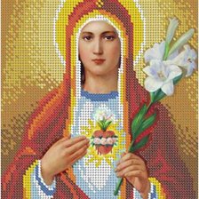 Схема вышивки «Непорочное Сердце Пресвятой Девы Марии»