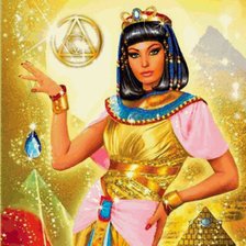 Схема вышивки «египет, девушка»