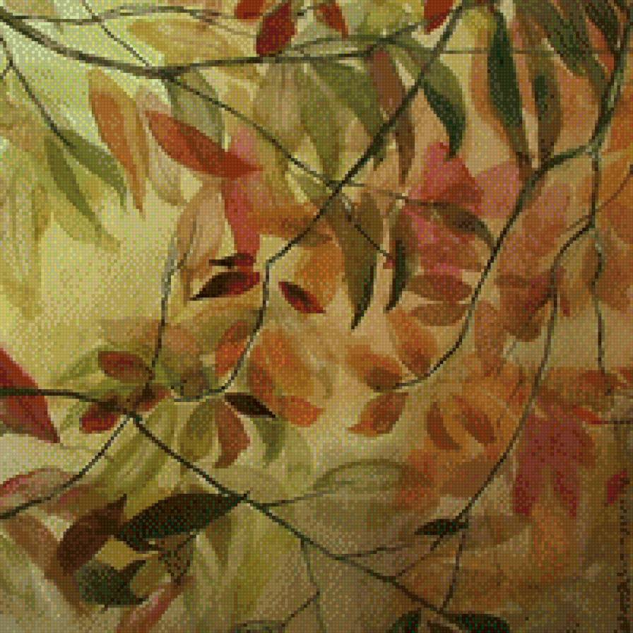 Осенние листья - листья, осень, деревья - предпросмотр