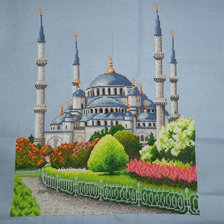 Оригинал схемы вышивки «Голубая мечеть» (№747362)