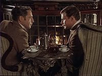 Схема вышивки «Шерлок Холмс и доктор Ватсон»
