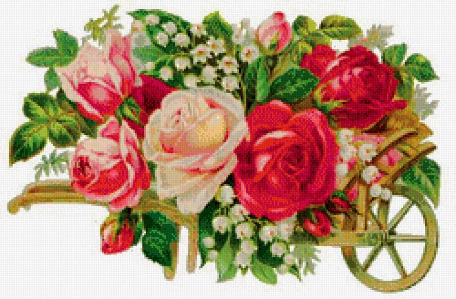 розочки - натюрморт, цветы, розы - предпросмотр