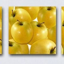 яблоки три части