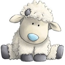 Схема вышивки «малышка овечка»
