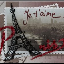 Схема вышивки «Воспоминания о Париже»