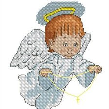 Оригинал схемы вышивки «ангел» (№796371)