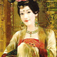 Оригинал схемы вышивки «Китайская красавица 8» (№797884)