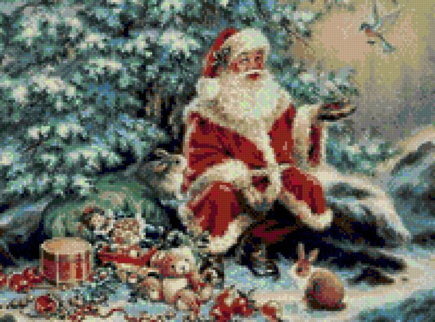 Дед Мороз - новый год, дед мороз, рождество, подарки - предпросмотр