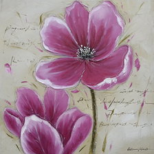 Оригинал схемы вышивки «розовый цветок 1 (панно, подушка)» (№821495)