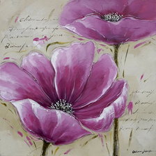 Оригинал схемы вышивки «розовый цветок 2 (панно, подушка)» (№821496)