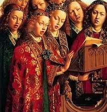 Схема вышивки «jan-van-eyck-angeles cantores»