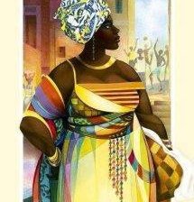 Схема вышивки «mama africa»