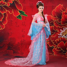 Схема вышивки «trajes chinos»