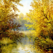 осень на реке