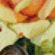 Предпросмотр схемы вышивки «натюрморт с розами, птицами и виноградом» (№831732)