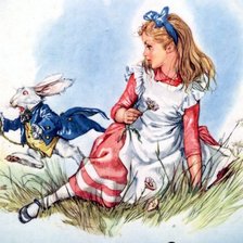 Оригинал схемы вышивки «Алиса в стране чудес» (№832682)