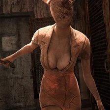 Схема вышивки «медсестра из фильма Silent Hill»