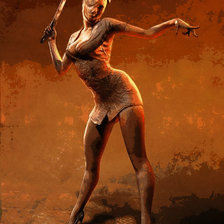 Схема вышивки «медсестра из игры Silent Hill»