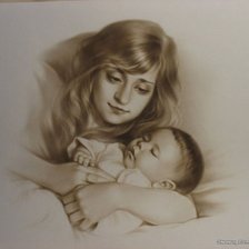 Схема вышивки «материнська любов»