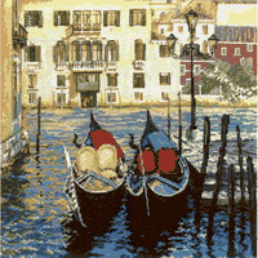 венеция - лодки, вода, венеция. - предпросмотр