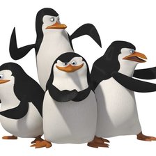 Схема вышивки «Пингвины»