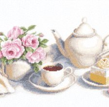 Схема вышивки «Чайный сервис»