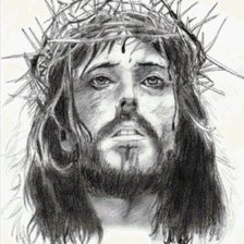 Схема вышивки «JESUS CON CORONA»