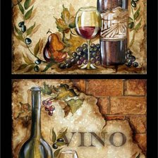 Оригинал схемы вышивки «Натюрморт, вино» (№863295)