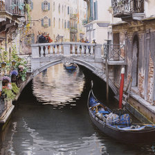 Схема вышивки «венецианский мост»