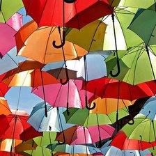 Схема вышивки «зонты»