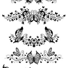 Схема вышивки «Орнамент Бабочки»