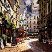 парижская улочка