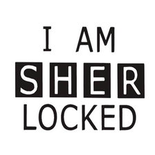 Схема вышивки «I am Sher Locked»