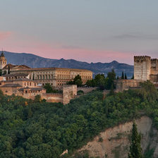 Схема вышивки «Panoramica de la Alhambra de Granada»
