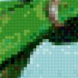 Предпросмотр схемы вышивки «Девушка в зелёном» (№937063)