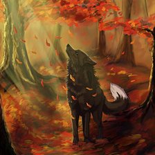 Осенний волк