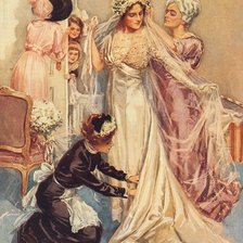 Схема вышивки «сборы невесты»